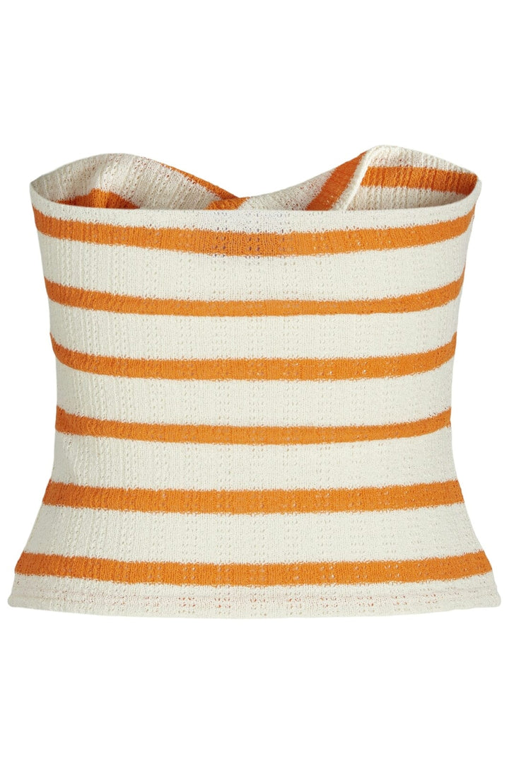 Jjxx - Jxlinnea Bandeau Twist Top - 4759377 Persimmon Orange Vanilla Ice Toppe 