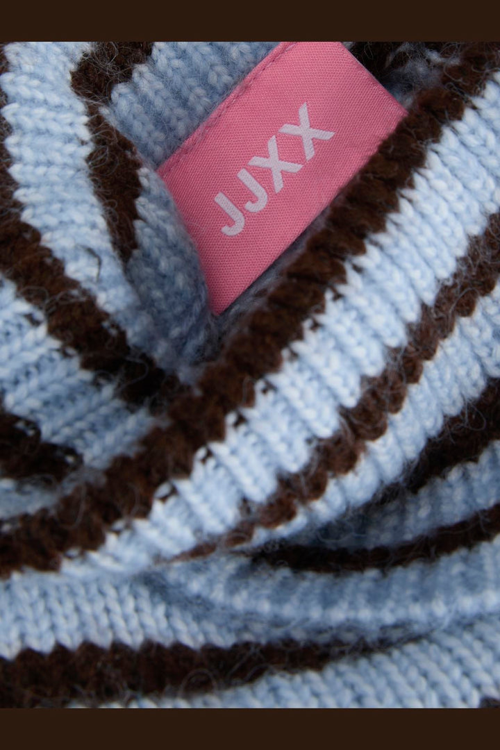 Jjxx - Jxrosanna Roll Neck Knit - 5128813 Ashley Blue / Demitasse