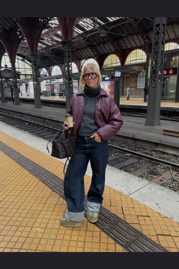 Jjxx - Jxtokyo Vega Wide Fold Up R269 - 4825097 Dark Blue Denim