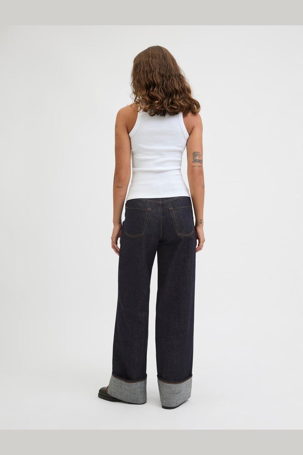 Jjxx - Jxtokyo Vega Wide Fold Up R269 - 4825097 Dark Blue Denim