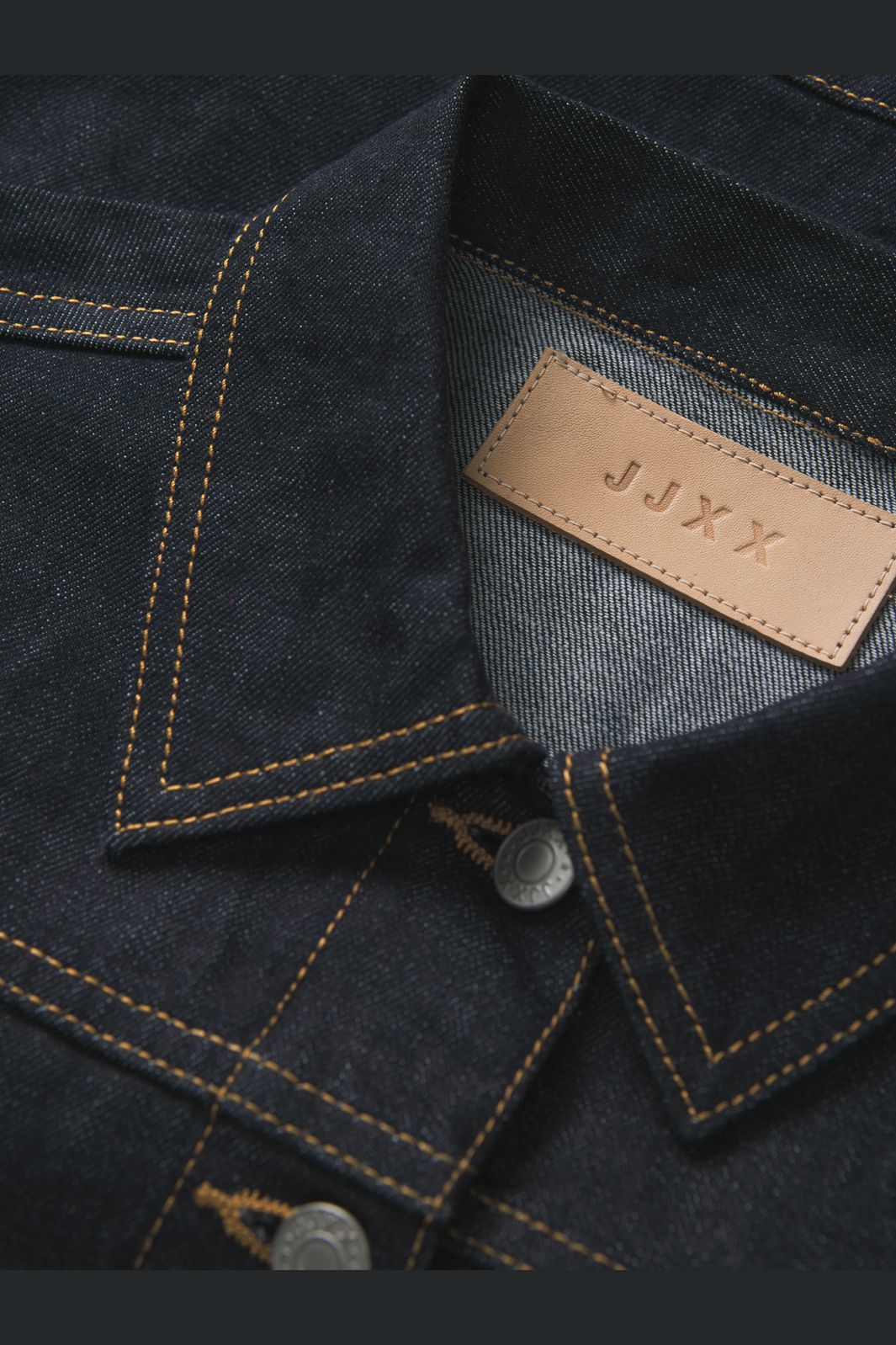 Jjxx - Jxvega Denim Jacket Fold Up R269 - 4825511 Dark Blue Denim