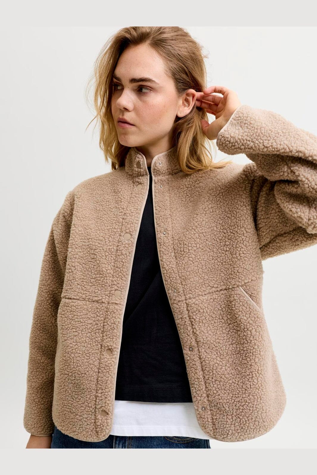 Jjxx - Jxvera Teddy Jacket - 5038168 Humus Melange