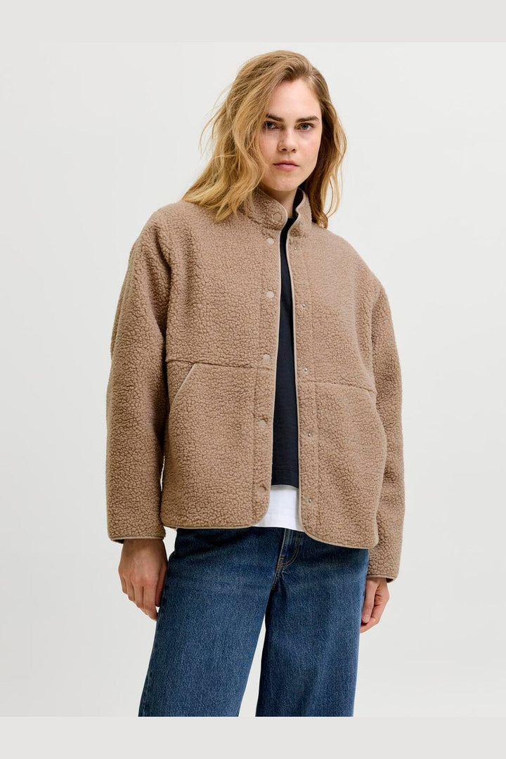 Jjxx - Jxvera Teddy Jacket - 5038168 Humus Melange