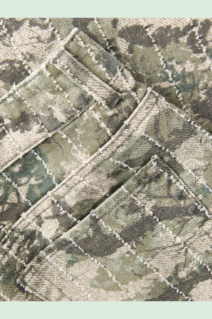 Jjxx - Jxzoe Sille Wide Pants Ln - 5133188 Dusky Green Forrest