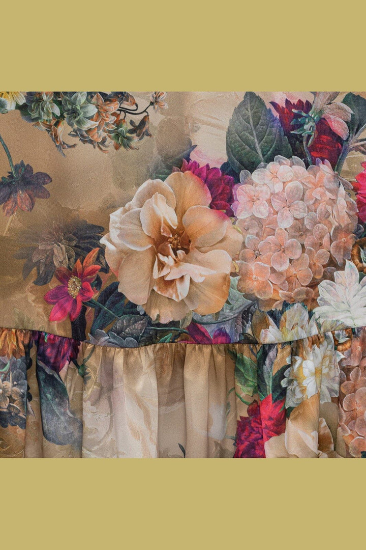 Karmamia - Darcy Skirt 2387 - Gold Blossom