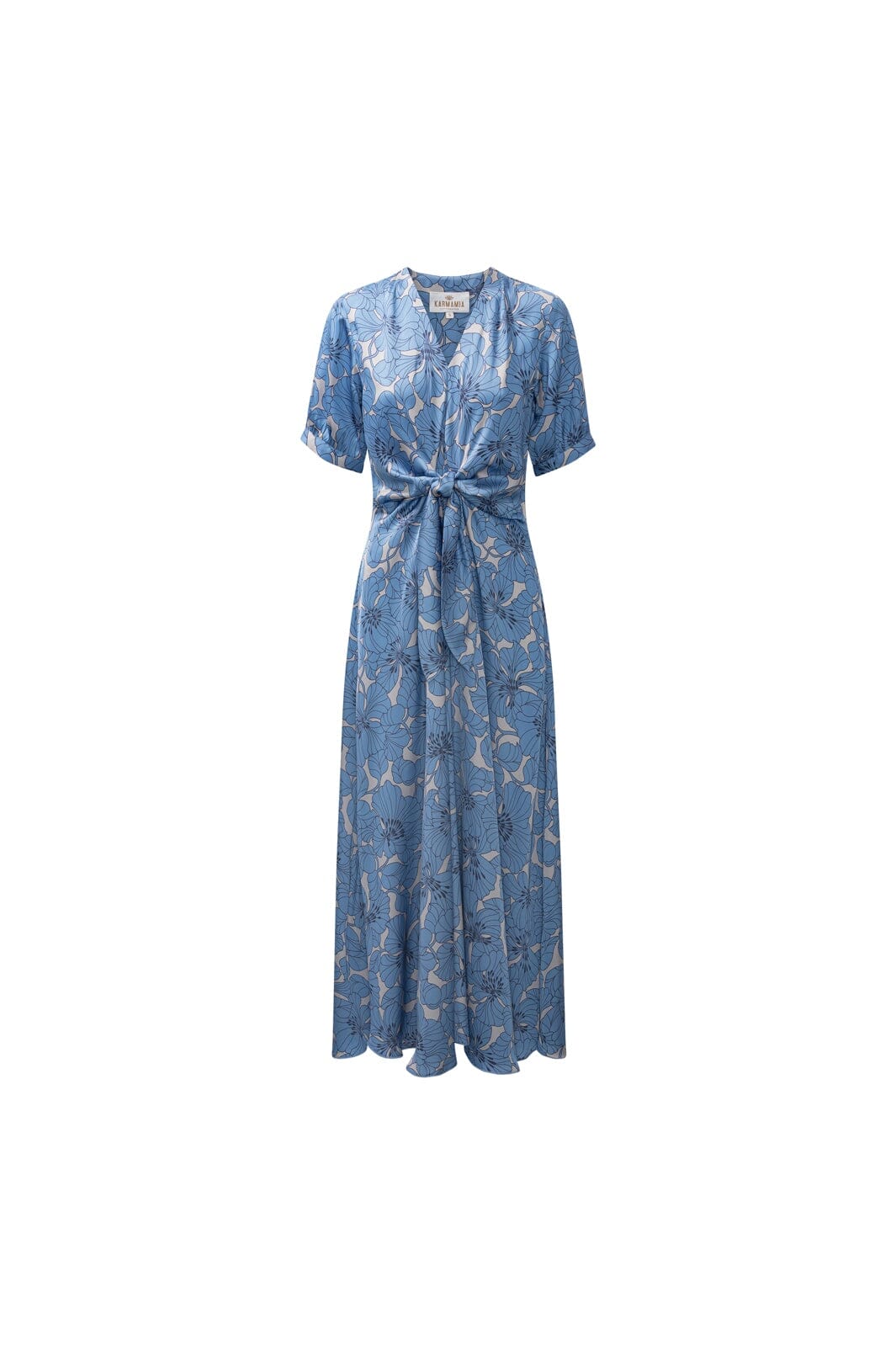 Karmamia - Faye Dress 2467 - Gardenia Sky