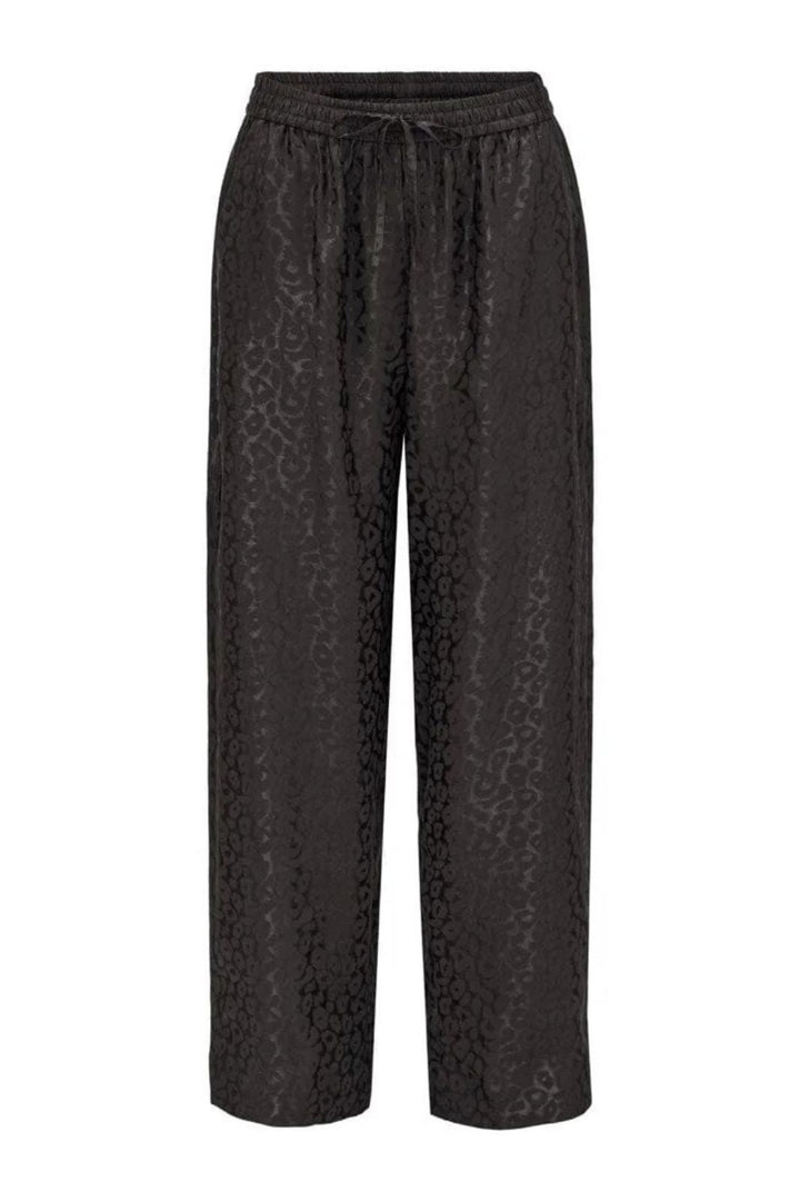 Karmamia - Garcia Pants 2248 - Black Leo Silk