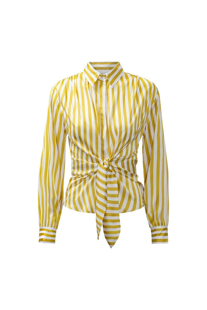Karmamia - Lee Shirt 2345 - Yellow Stripe