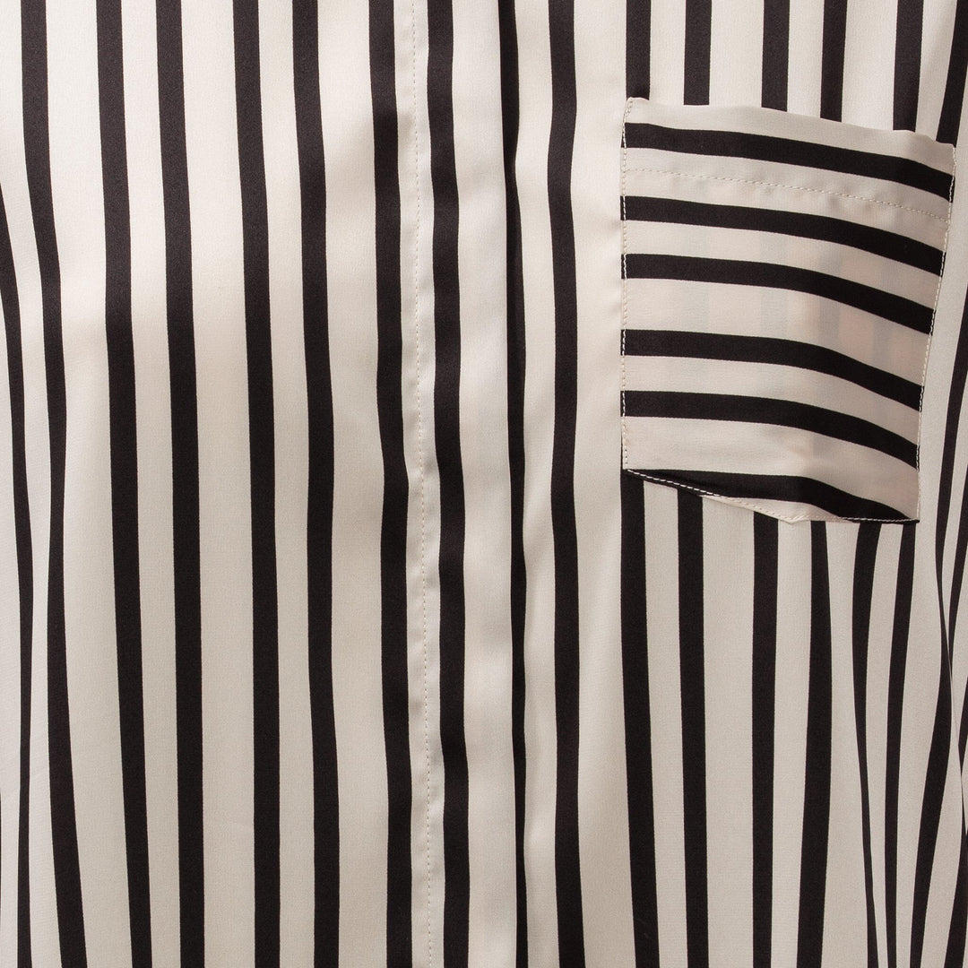 Karmamia - Mason Shirt 2353 - Black Stripe Skjorter 