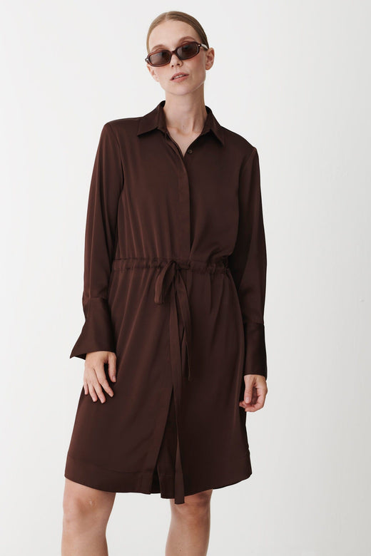 Karmamia - Nakita Dress 2231 - Semi Rich Brown Kjoler 