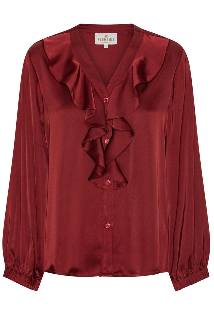 Karmamia - Sophia Blouse 2302 - Semi Rich Merlot