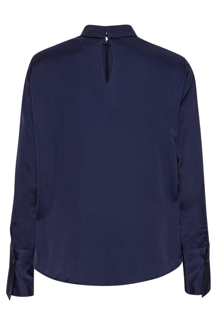 Karmamia - Tara Blouse - Oxford Blue Bluser 