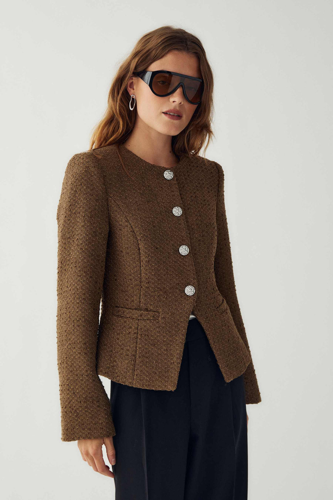 Noella - N-Kasaundra Ls Blazer 17180002 - 474 - Breen