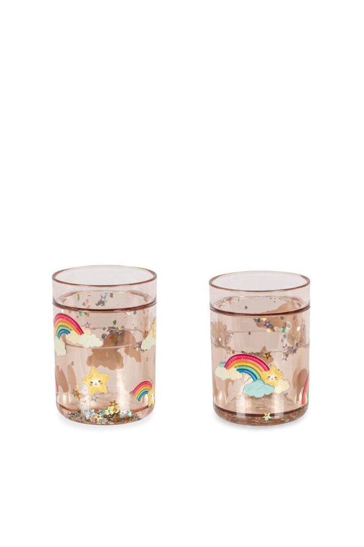 Konges Sløjd - 2 Pack Glitter Cups Ks105837 - Rainbow