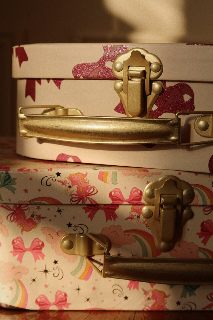 Konges Sløjd - 2 Pack Suitcase Fsc Ks102862 - Rainbow Bow