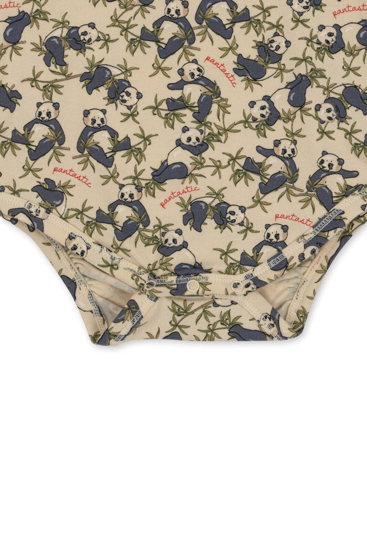 Konges Sløjd - Basic Ls Body Gots - Panda Bodystockings 