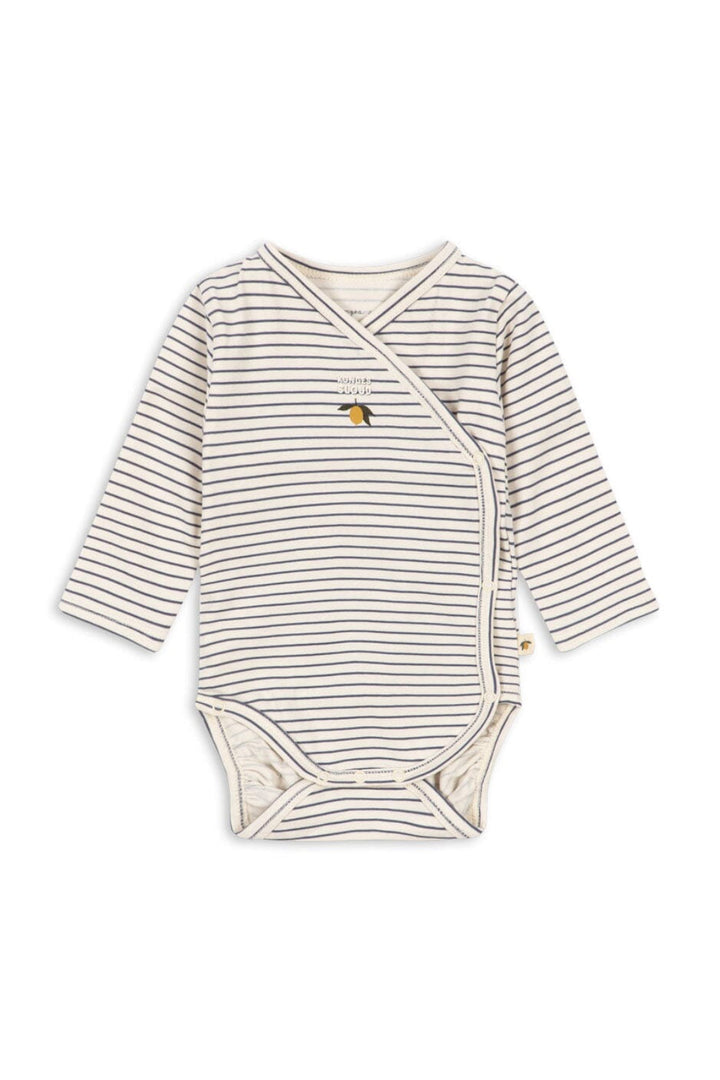 Konges Sløjd - Basic Ls Newborn Body Gots Ks105897 - Stripe Como