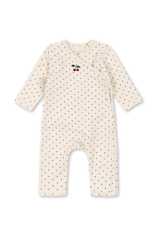 Konges Sløjd - Basic Newborn Onesie Gots Ks105898 - Blue Dot