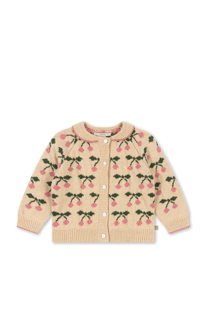 Konges Sløjd - Belou Collar Cardigan Ks105907 - Cherry