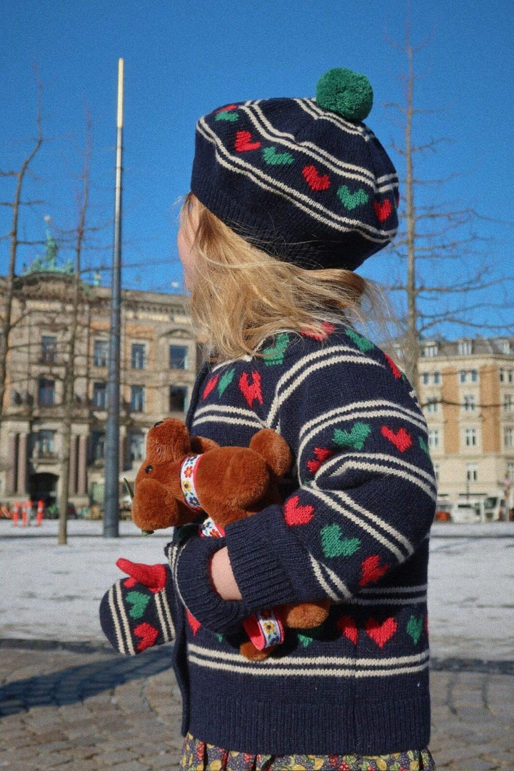 Konges Sløjd - Belou Knit Cardigan Ks104225 - Heart Cardigans 