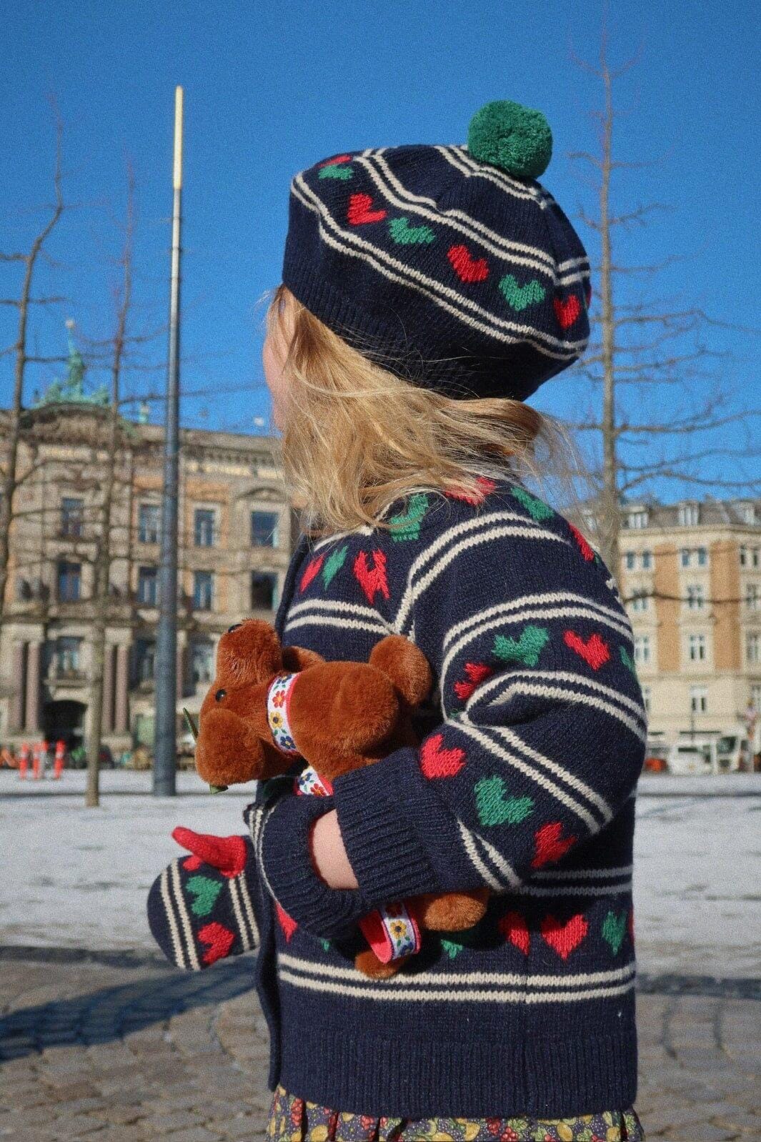 Konges Sløjd - Belou Knit Cardigan Ks104225 - Heart Cardigans 