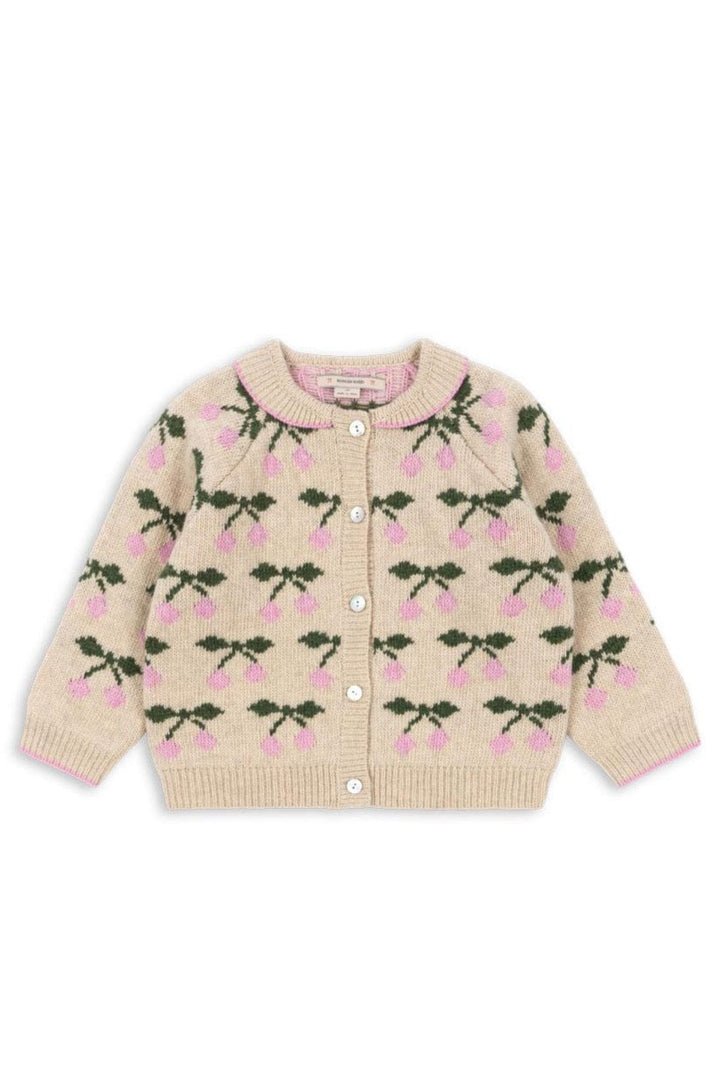 Konges Sløjd - Belou Knit Collar Cardigan Ks103712 - Cherry