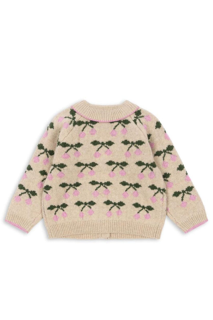 Konges Sløjd - Belou Knit Collar Cardigan Ks103712 - Cherry