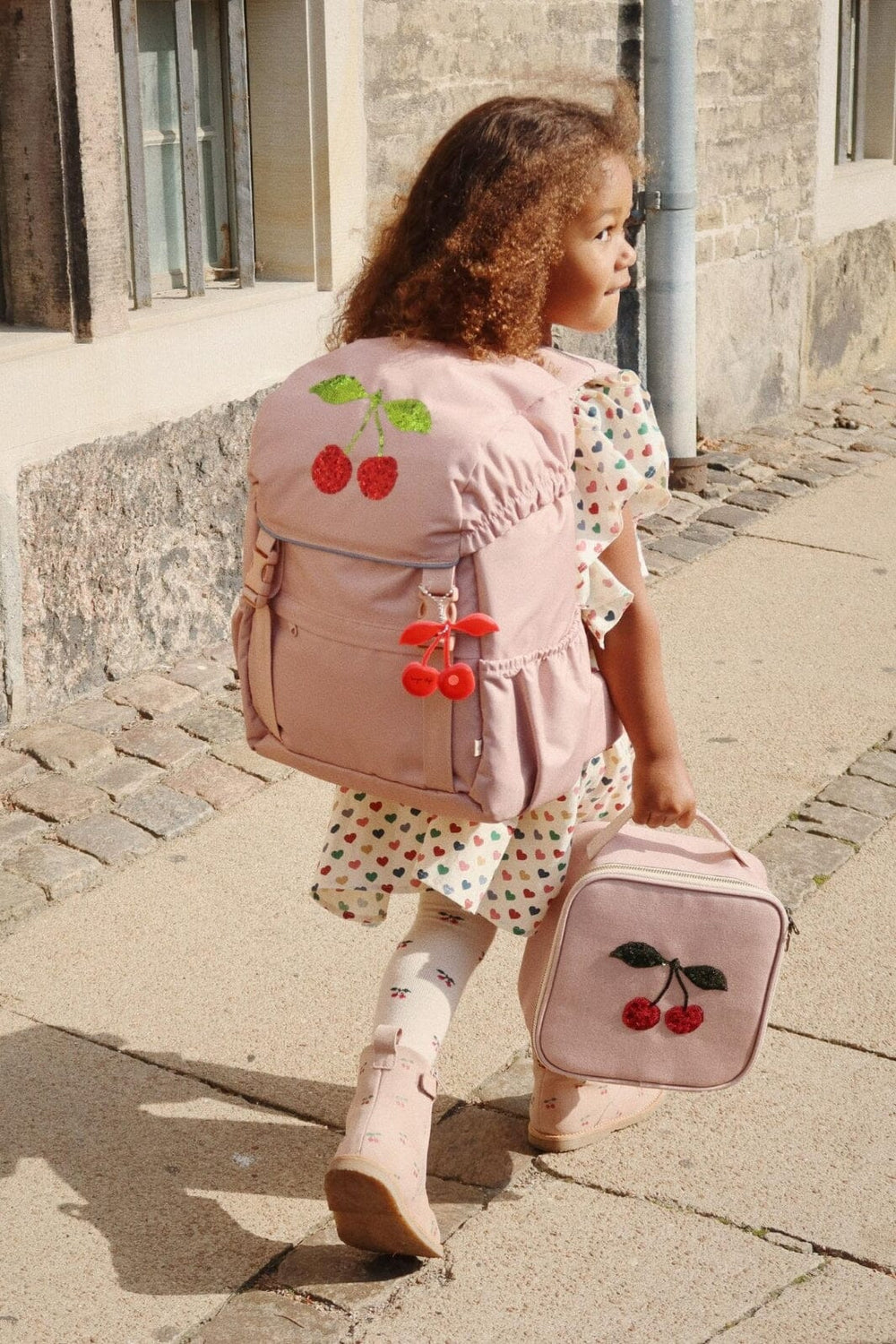 Konges Sløjd - Clover Schoolbag Ks103457 - Mahogany Rose