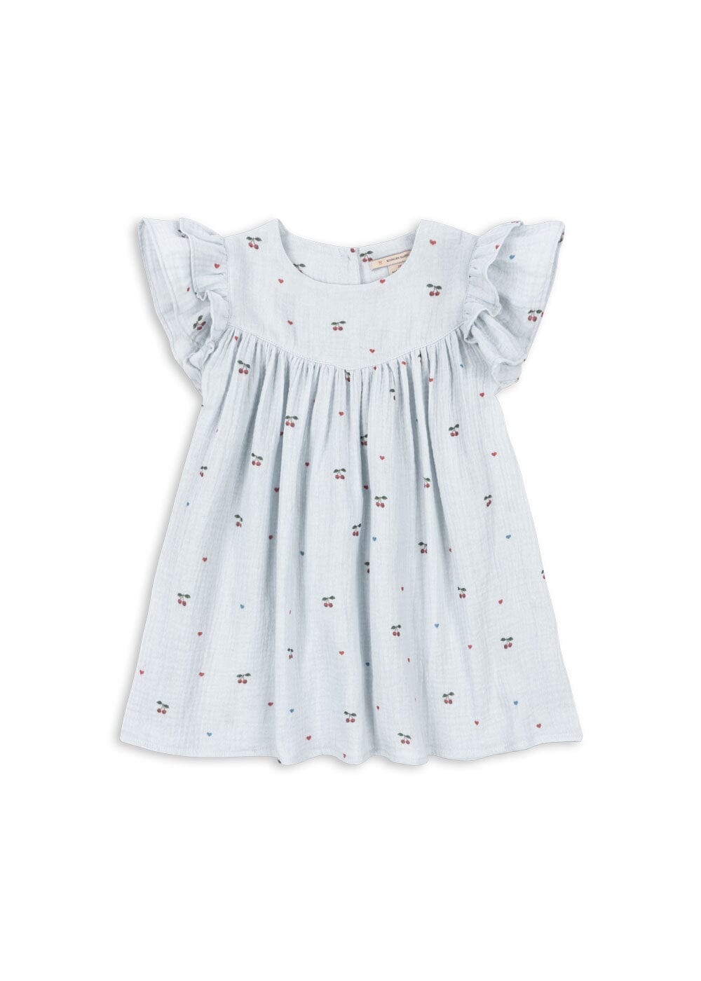 Konges Sløjd - Coco Dress Gots Ks105322 - Cherry Blue Coeur