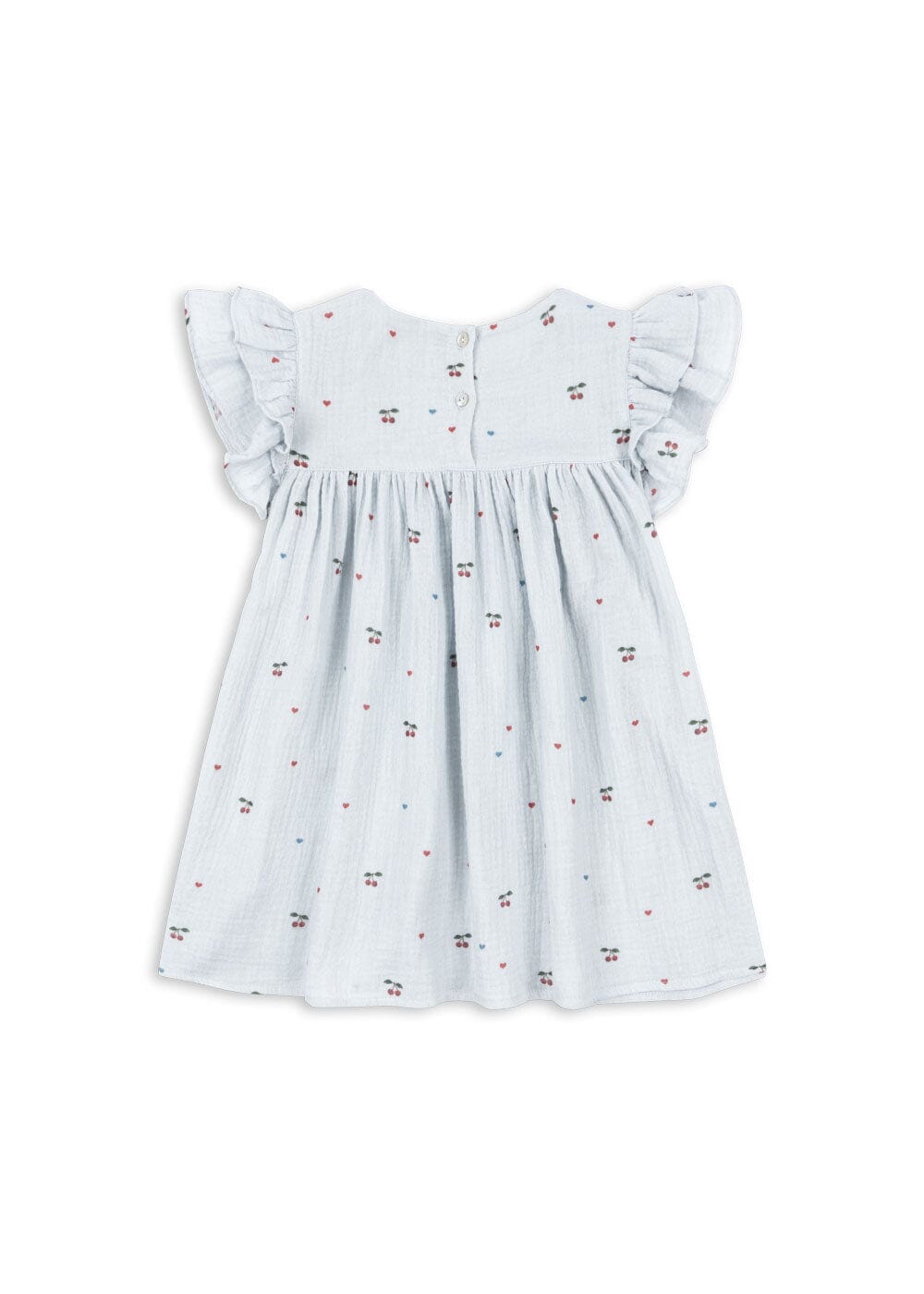 Konges Sløjd - Coco Dress Gots Ks105322 - Cherry Blue Coeur