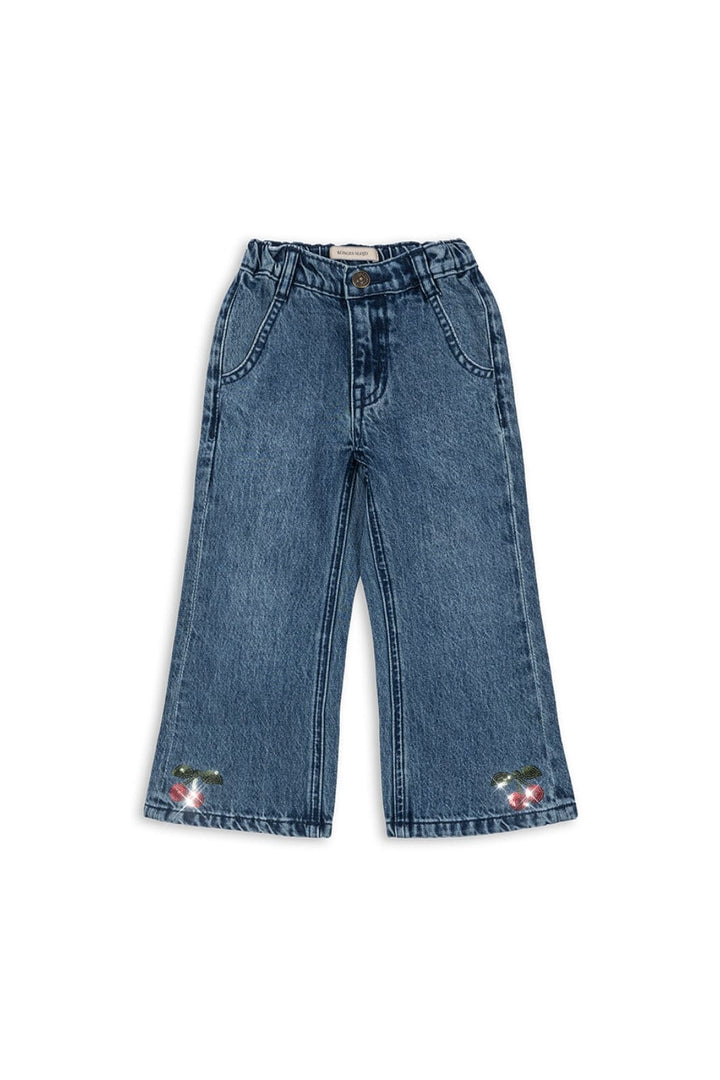 Konges Sløjd - Elba Flare Jeans Gots Ks104394 - Denim Blue Bukser 