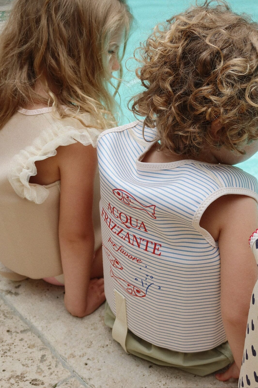 Konges Sløjd - Ellis Swim Vest Ks104783 - Stripe Bluie