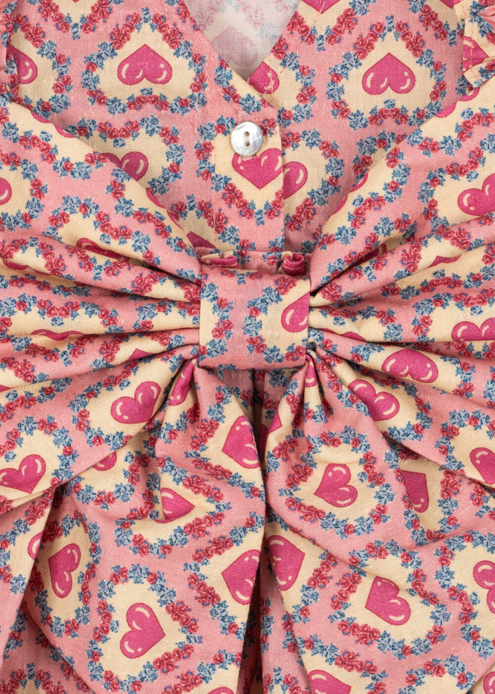 Konges Sløjd - Evia Ls Bow Dress Gots Ks105988 - Felice Rose