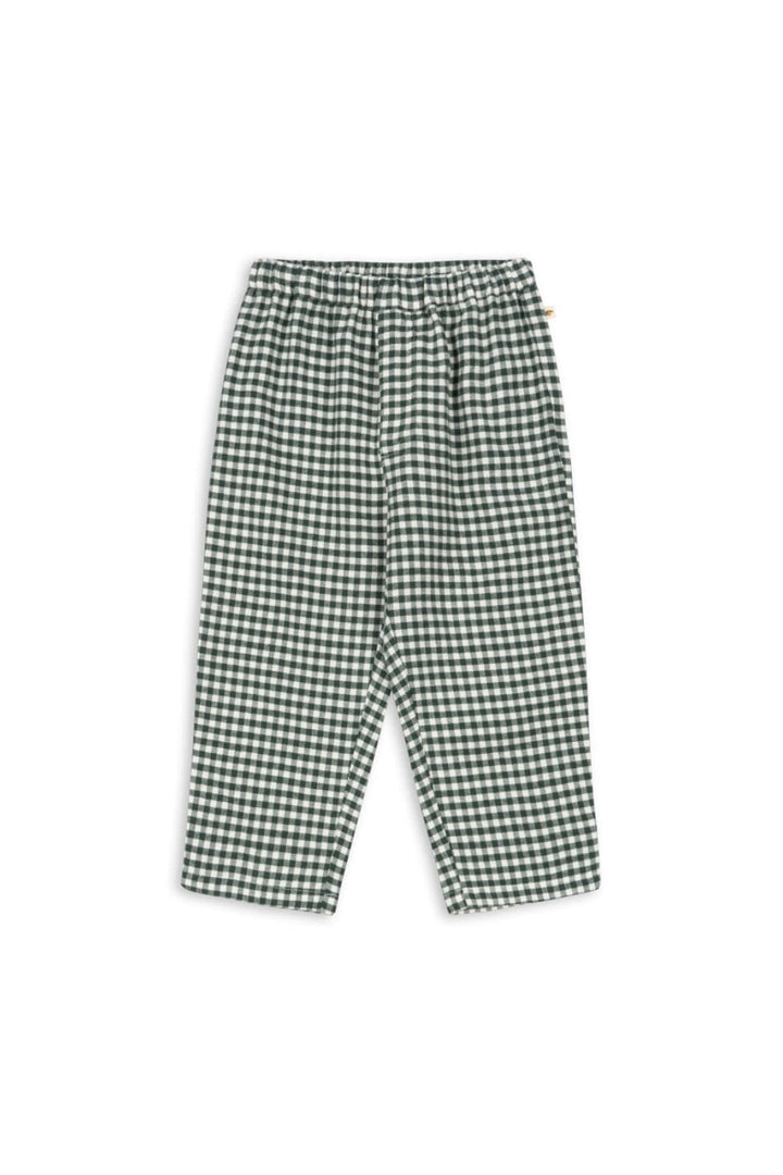 Konges Sløjd - Foret Pants Gots Ks104195 - Green Check Bukser 