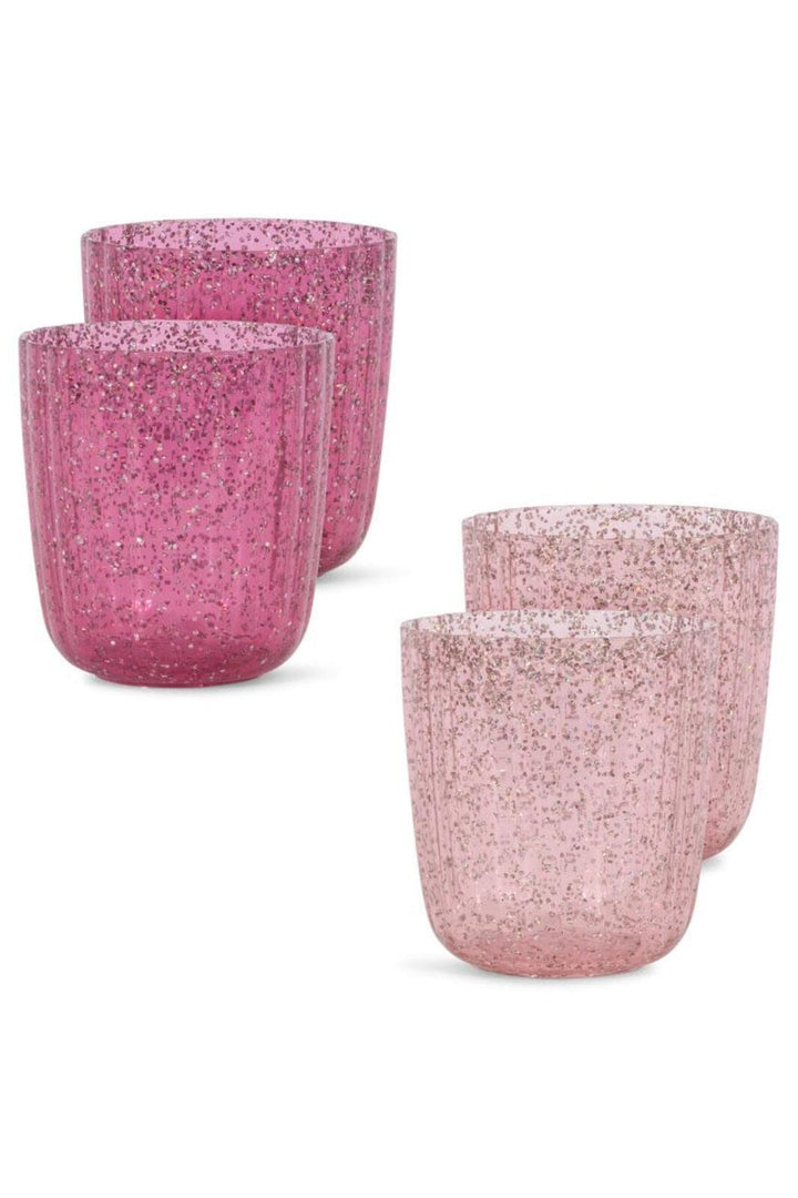 Konges Sløjd - Glitter Cup 4 Pack Ks103147 - Sparkling Pink Mix