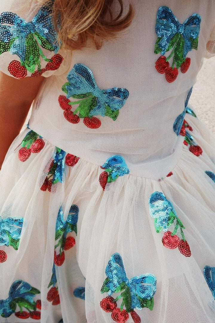 Konges Sløjd - Heartlily Dress Grs Ks103220 - Amarena Sequin 