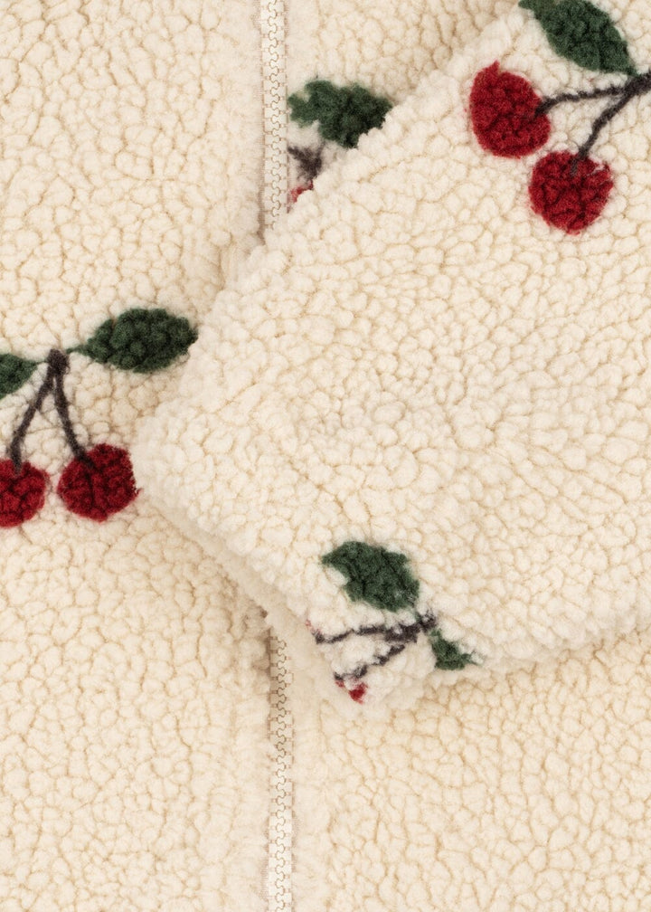 Konges Sløjd - Jody Teddy Hoodie Grs Ks106048 - Ma Grande Cerise Sweatshirts 