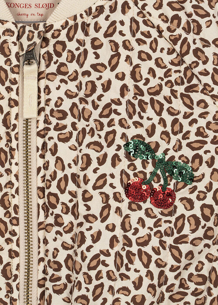 Konges Sløjd - Juno Printed Sequin Bomber Jacket Ks104884 - Leo Jakker 