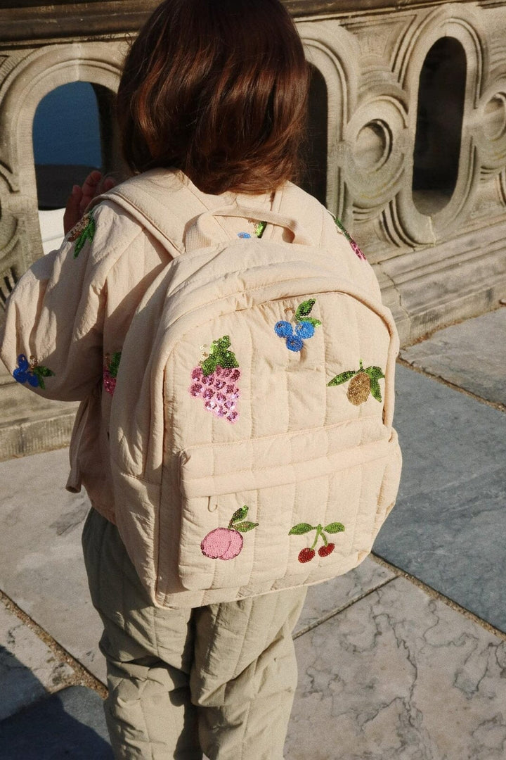 Konges Sløjd - Juno Quilted Sequin Backpack Midi Ks103554 - Frappé