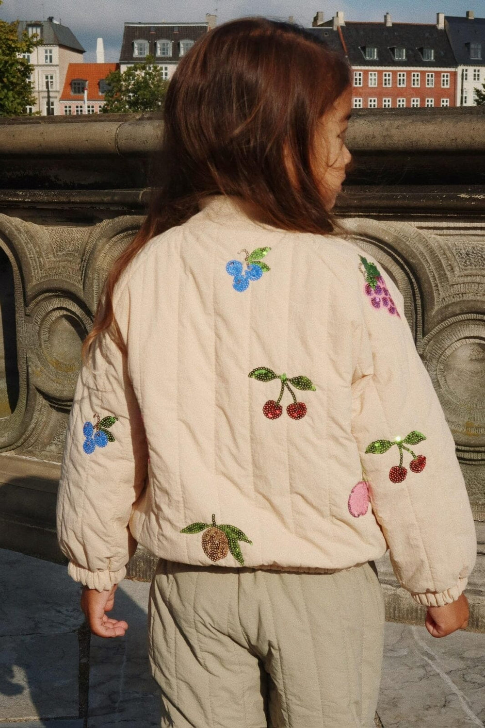 Konges Sløjd - Juno Sequin Bomber Jacket Ks103490 - Frappé