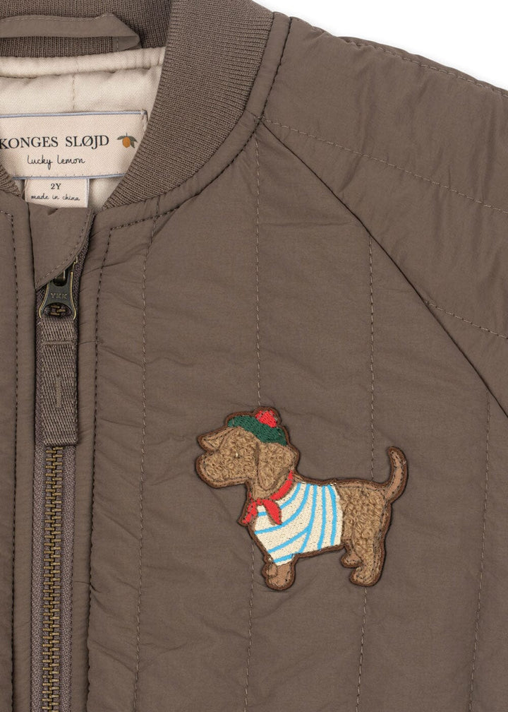 Konges Sløjd - Juno Terry Bomber Jacket Ks105734 - Walnut Jakker 
