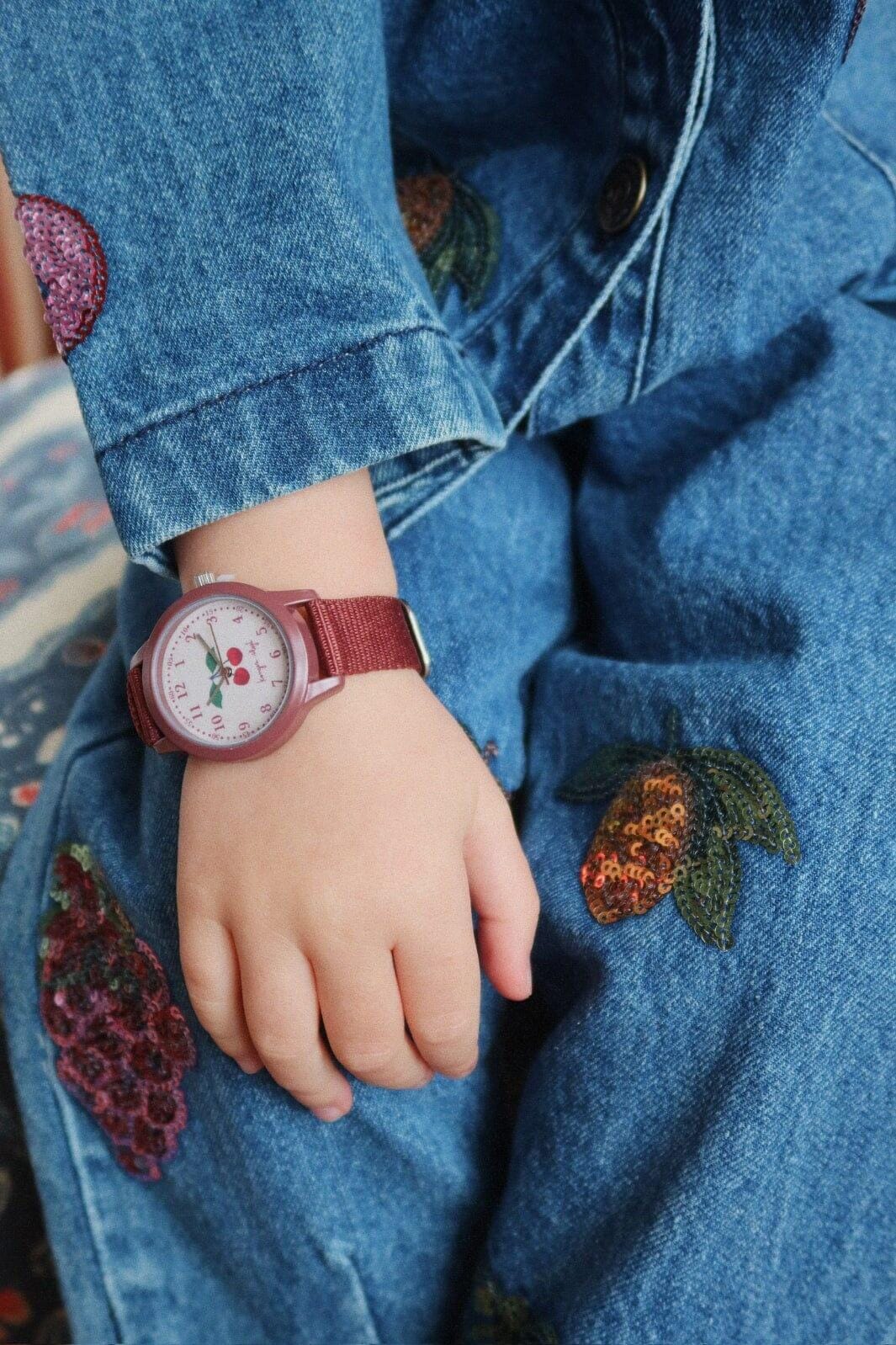 Konges Sløjd - Kids Watch Ks104329 - Cherry Tilbehør 