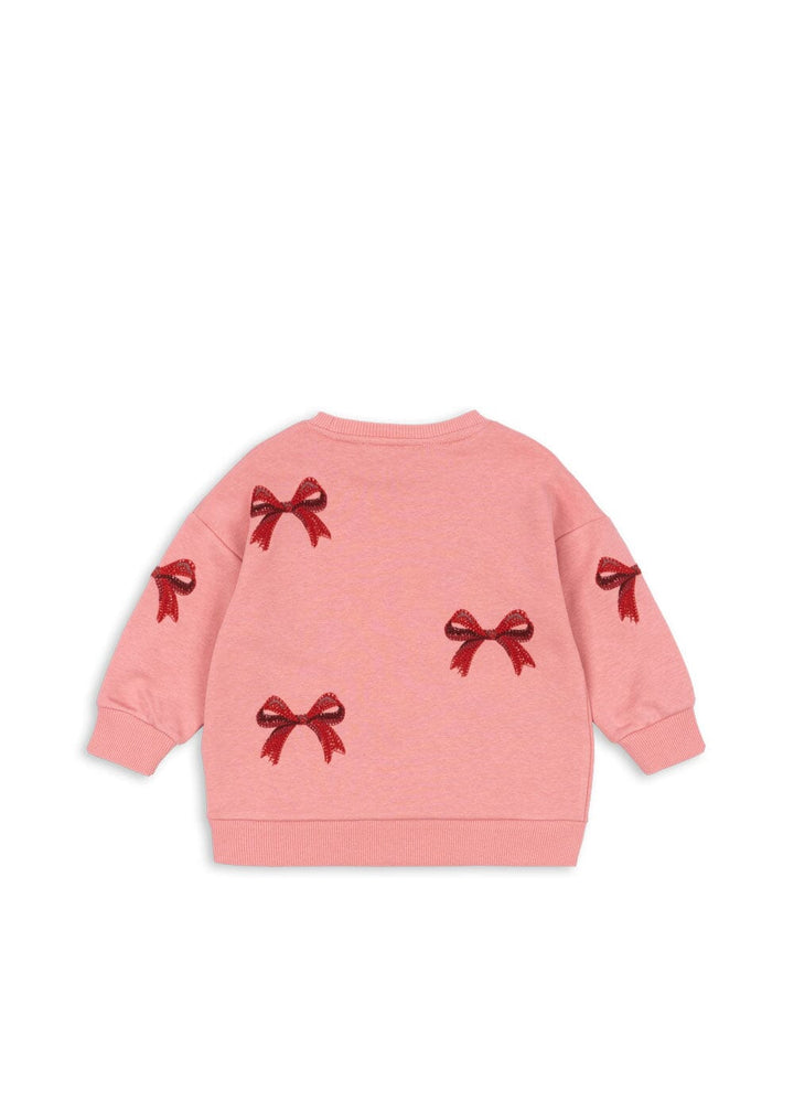 Konges Sløjd - Lou Bow Sweat Shirt Ocs Ks104343 - Strawberry Ice Sweatshirts 