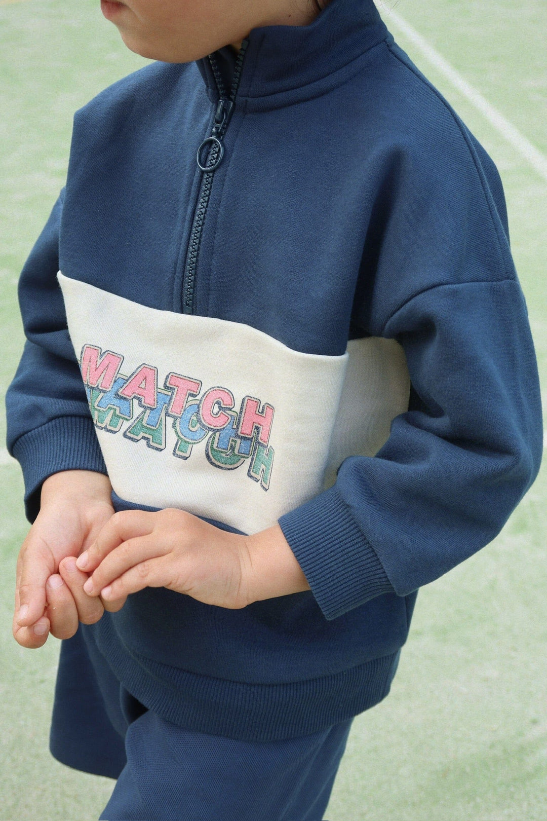 Konges Sløjd - Lou Half Zip Sweat Ocs Ks104939 - Spellbound Bluser 