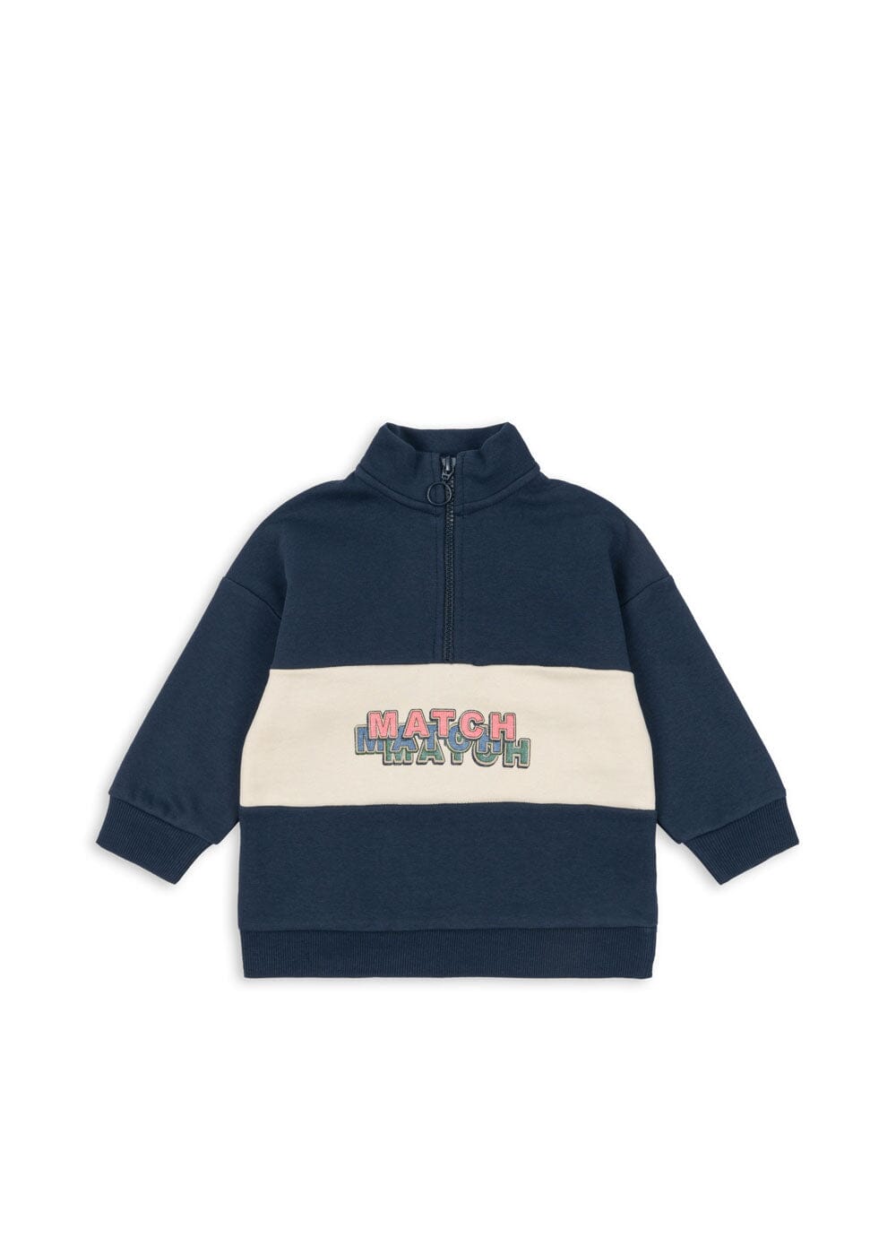 Konges Sløjd - Lou Half Zip Sweat Ocs Ks104939 - Spellbound Bluser 