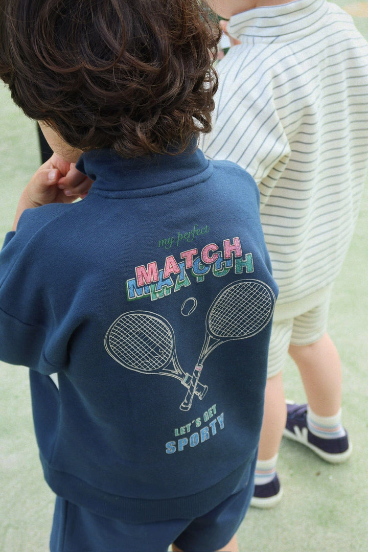 Konges Sløjd - Lou Half Zip Sweat Ocs Ks104939 - Spellbound Bluser 