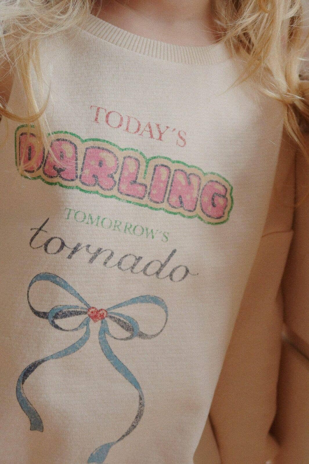 Konges Sløjd - Loupy Lou Sweat Shirt Ocs Ks104350 - Brazillian Sand Sweatshirts 