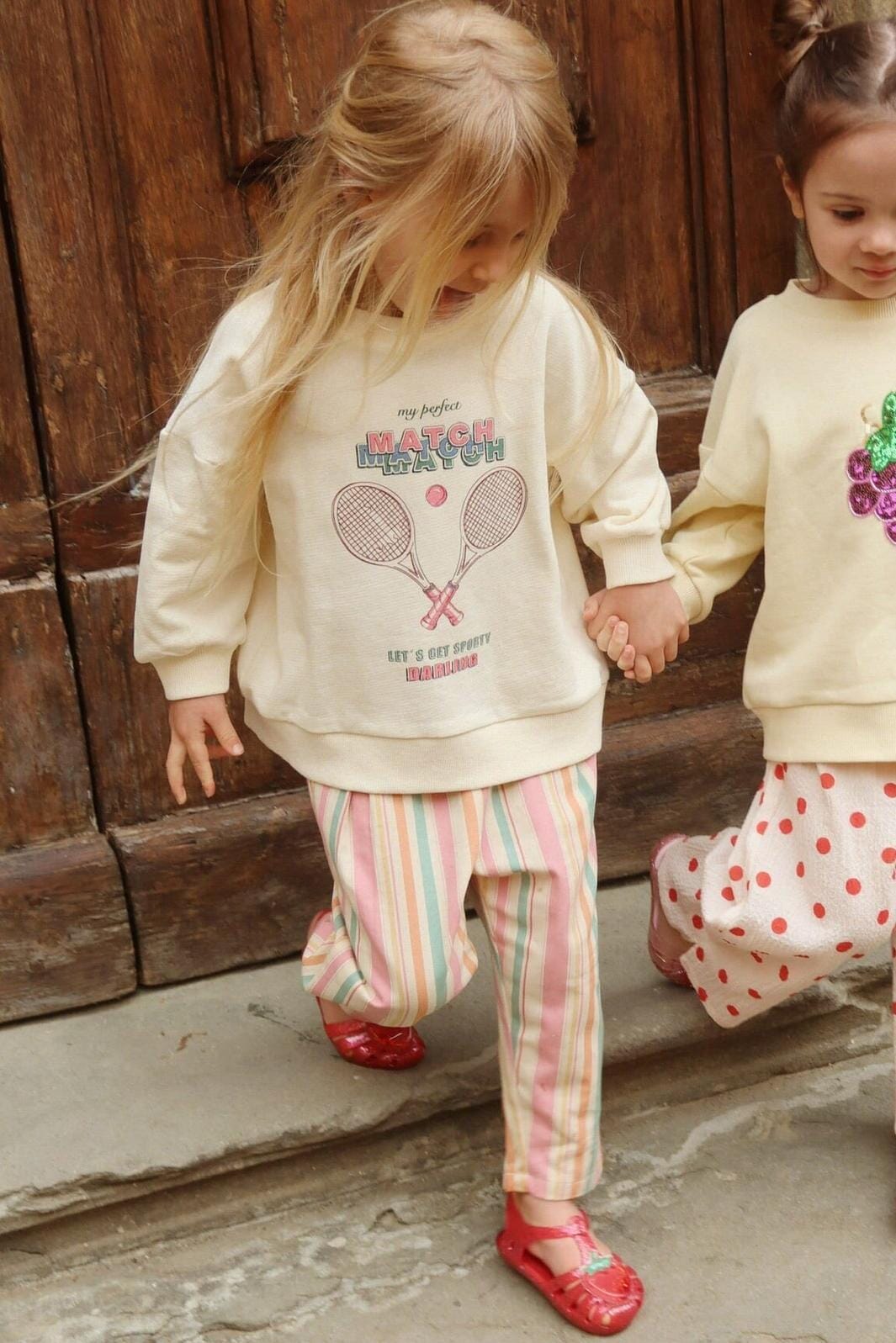 Konges Sløjd - Loupy Lou Sweat Shirt Ocs Ks104951 - Buttercream Sweatshirts 