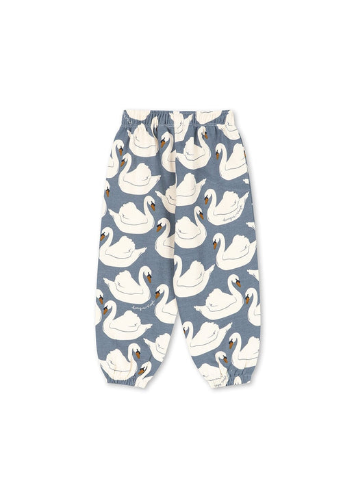 Konges Sløjd - Loupy Print Sweat Pants Gots Ks106115 - Swan