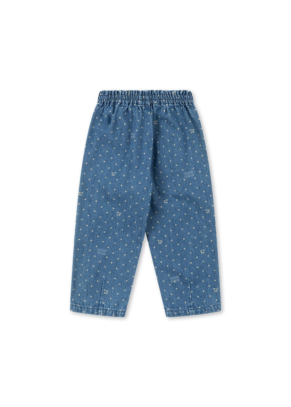 Konges Sløjd - Magot Frill Pants Gots Ks107093 - Cherry Dot Denim